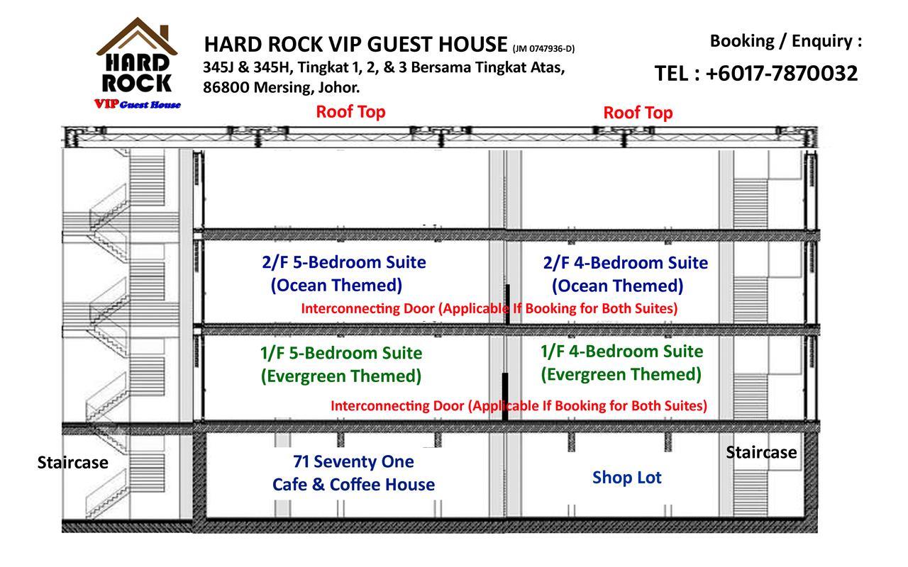 Hard Rock Vip Guest House Mersing Exterior foto
